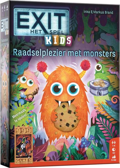 999 Games Exit kids raadselplezier met monsters