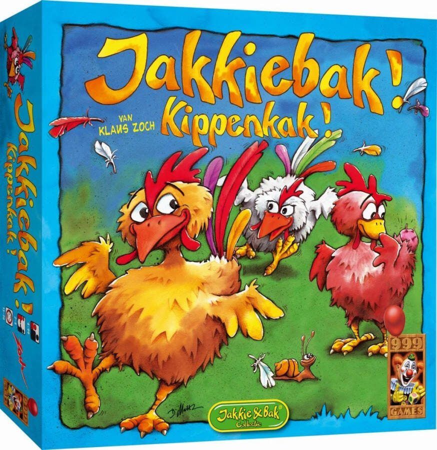 999 Games Jakkiebak! Kippenkak! Bordspel