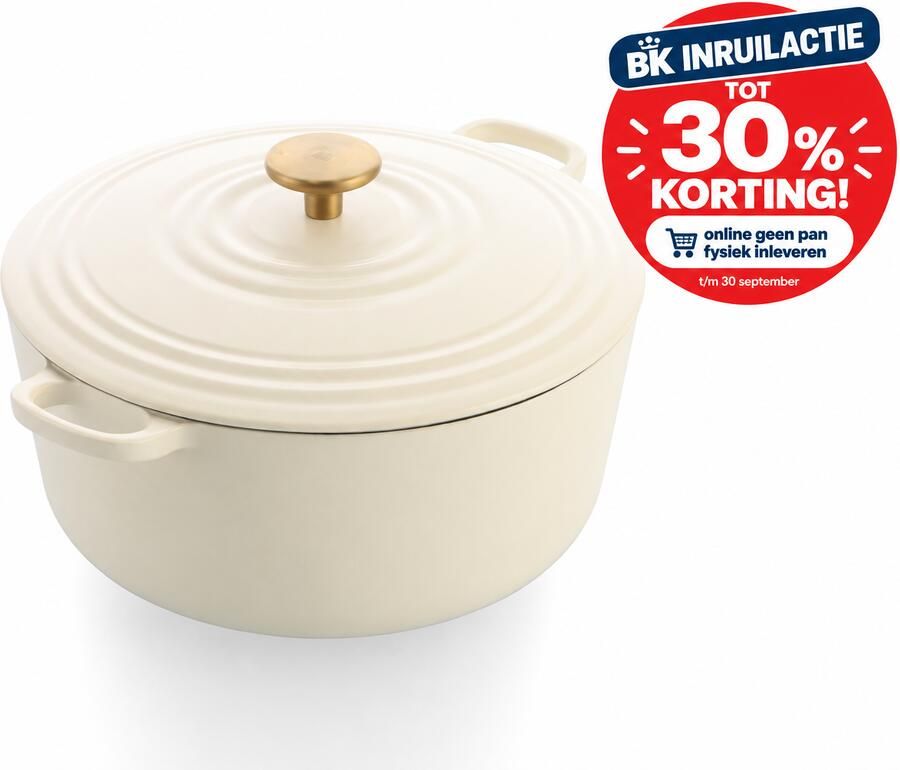 BK Bourgogne Braadpan Ø 24 cm Cream White - Foto 2