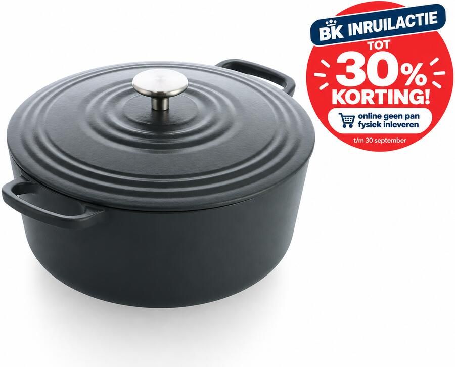 BK BOUR CastIron Braadpan 28 cm Earl Grey