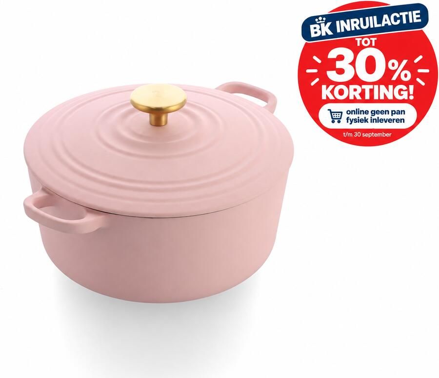 BK Bourgogne Braadpan Ø 28 cm Blush Pink - Foto 2