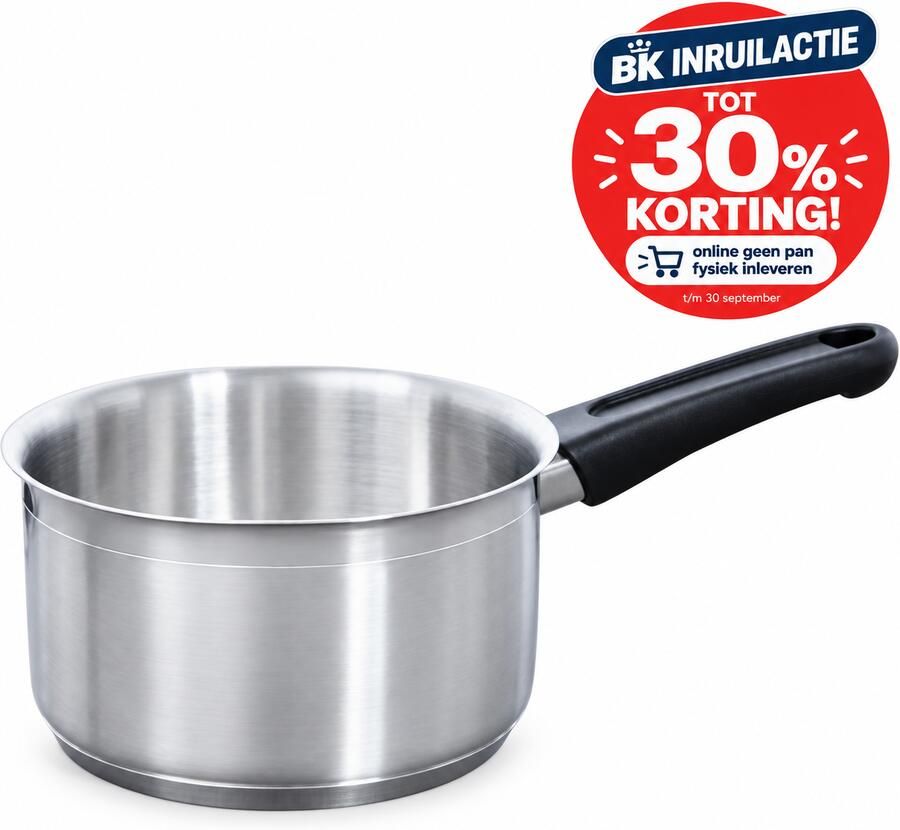 BK Steelpan Karaat+ RVS ø 16 cm 1.6 liter