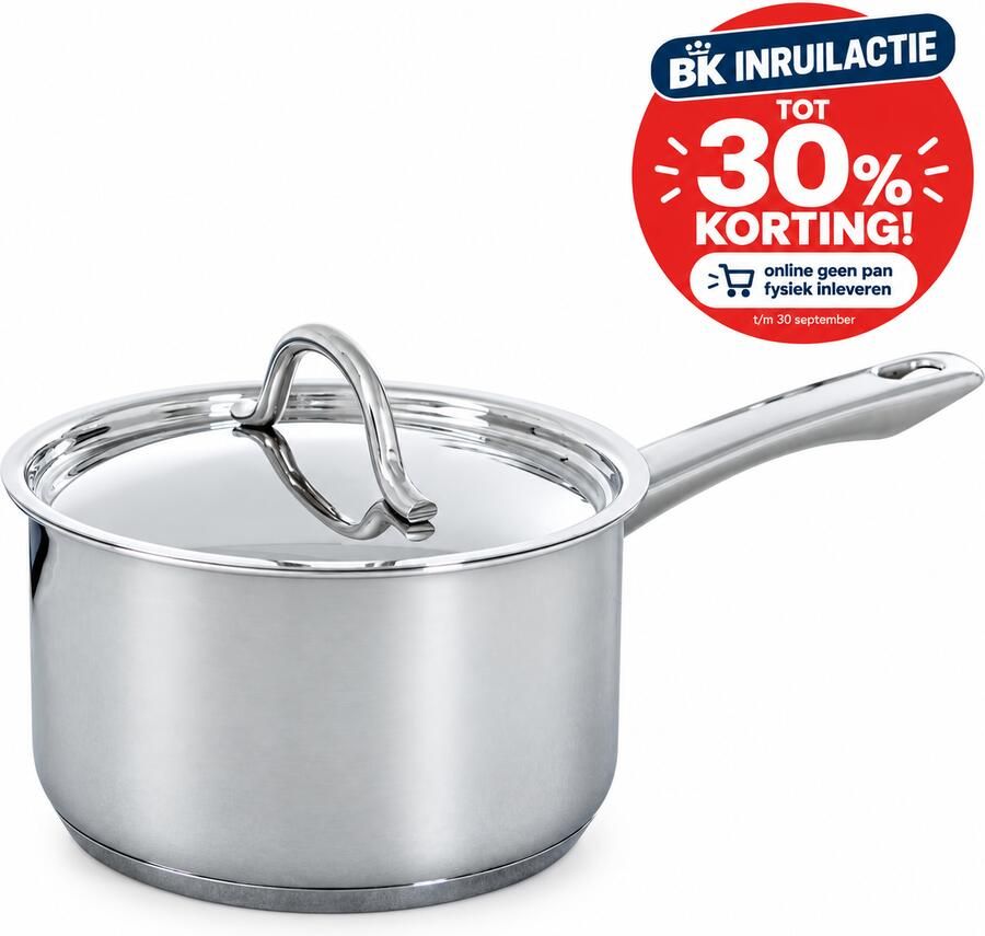 BK Profiline steelpan Ø 14 cm RVS inductie - Foto 2
