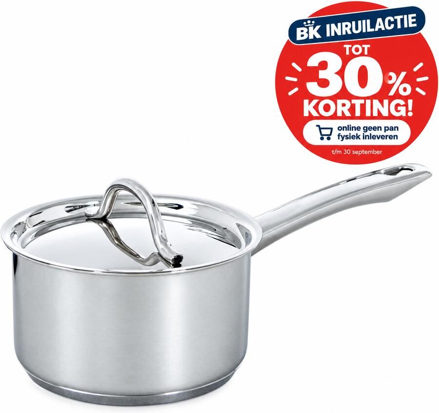 BK Profiline steelpan Ø 16 cm RVS inductie - Foto 2
