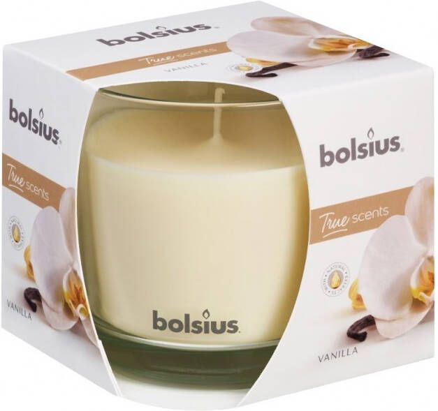 Bolsius Geurglas 95 95 True Scents 97x97x97 Vanilla