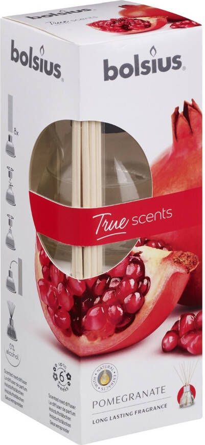 Bolsius Geurverspreider 45ml True Scents 60x60x170 Pomegranate