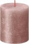 Bolsius Stompkaars Shimmer Pink Ø68 mm Hoogte 8 cm Roze 35 Branduren - Thumbnail 2
