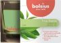 Bolsius true scents geurkaars in glas green tea 63x90CM - Thumbnail 2