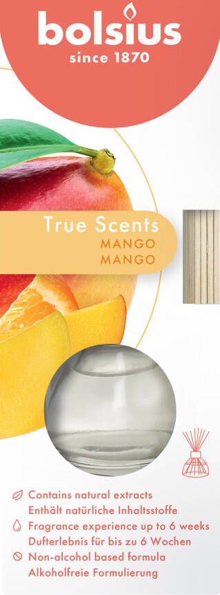 Bolsius True scents geurverspreider 45ml mango