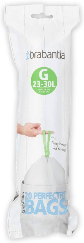 Brabantia afvalzak G 23-30 liter 20 stuks