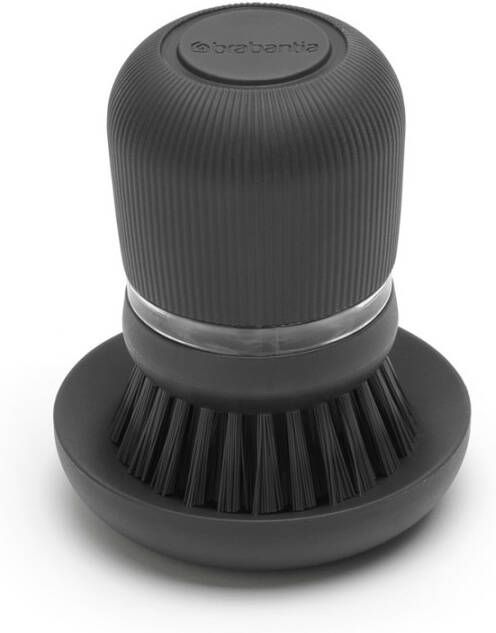Brabantia Sink Side Afwasborstel met Zeepdispenser- Dark Grey - Foto 3