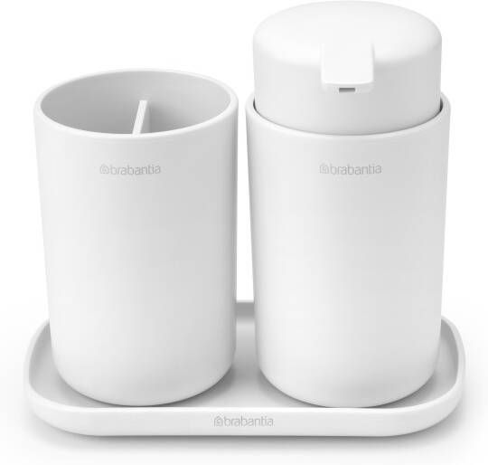 Brabantia renew badkameraccessoires set van 3 white