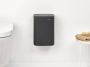 Brabantia Bo afvalemmer 4L met kunststof binnenemmer Mineral Infinite Grey - Thumbnail 2