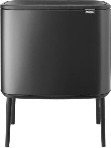 Brabantia Bo Touch Bin Afvalemmer 11 + 23 Liter Confident Grey