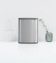 Brabantia Bo Touch Bin afvalemmer 2 x 30 liter met 2 kunststof binnenemmers Matt Steel Fingerprint Proof - Thumbnail 2