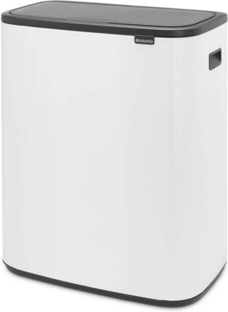 Brabantia Bo touch bin 60 liter white