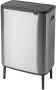 Brabantia Bo Touch Bin Hi Prullenbak 2 x 30 liter Afvalscheiding Matt Steel Fingerprint Proof - Thumbnail 2