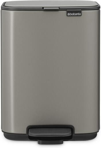 Brabantia Bo Pedaalemmer 4 liter Platinum