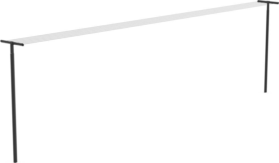Brabantia hangout waslijn met palen 50 meter black