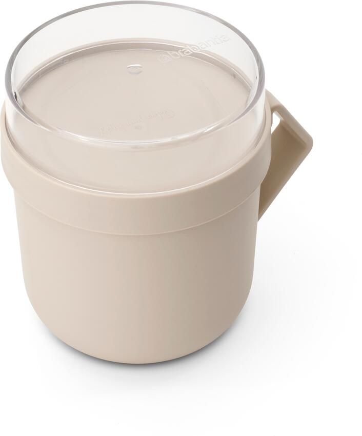 Brabantia Make & Take soepbeker 0 6 l Kunststof Soft Beige