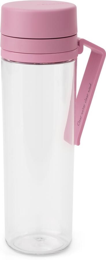 Brabantia make & take waterfles met zeef 0 5 liter lilac pink