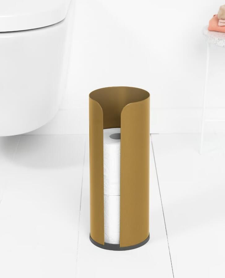 Brabantia ReNew Reserverolhouder voor 3 rollen Warm Gold