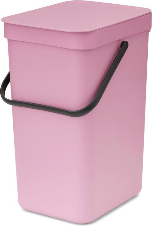 Brabantia Sort & Go afvalemmer 12 liter Lilac Pink