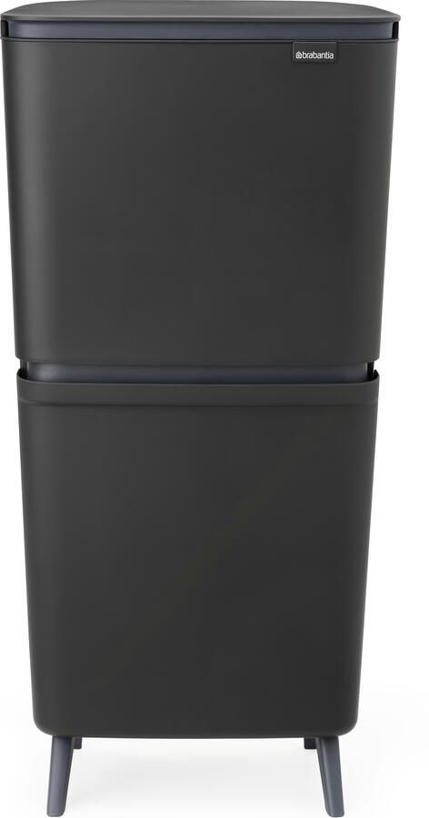 Brabantia SortUp recycle prullenbak Hi 20+25 liter dark grey