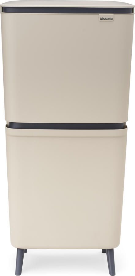 Brabantia SortUp recycle prullenbak Hi 20+25 liter soft beige