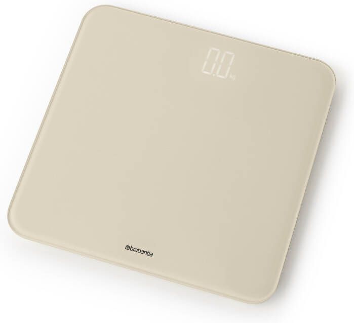 Brabantia digitale personenweegschaal soft beige