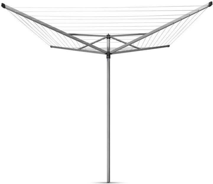 Brabantia topspinner droogmolen met metalen grondanker 60 meter metallic grey - Foto 2