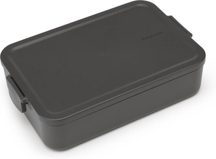 Brabantia Make & Take Bento lunchbox large kunststof dark grey