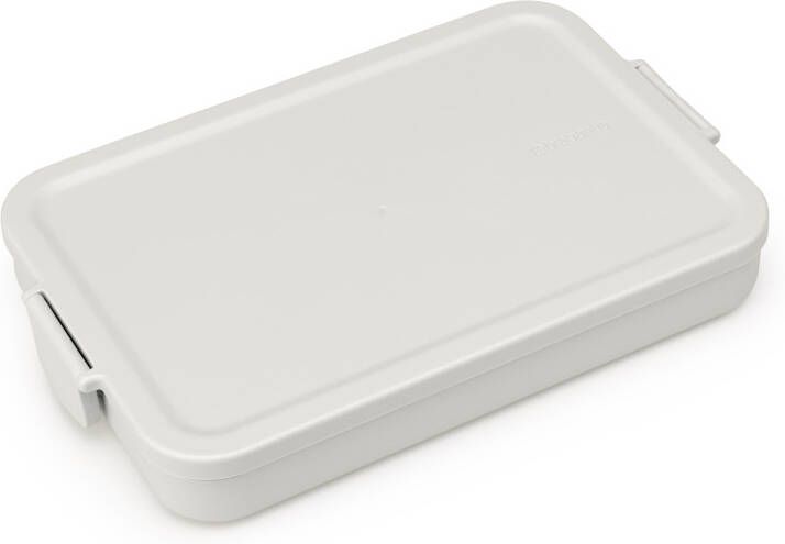 Brabantia Make & Take lunchbox plat kunststof light grey