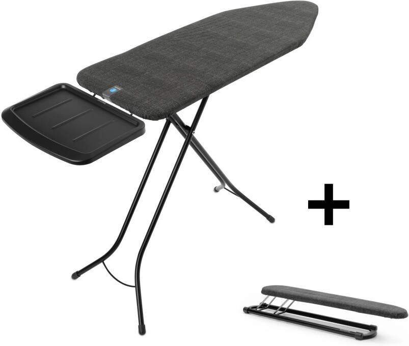 Brabantia strijkplank C 124x45 ssuh incl mouwplank denim black