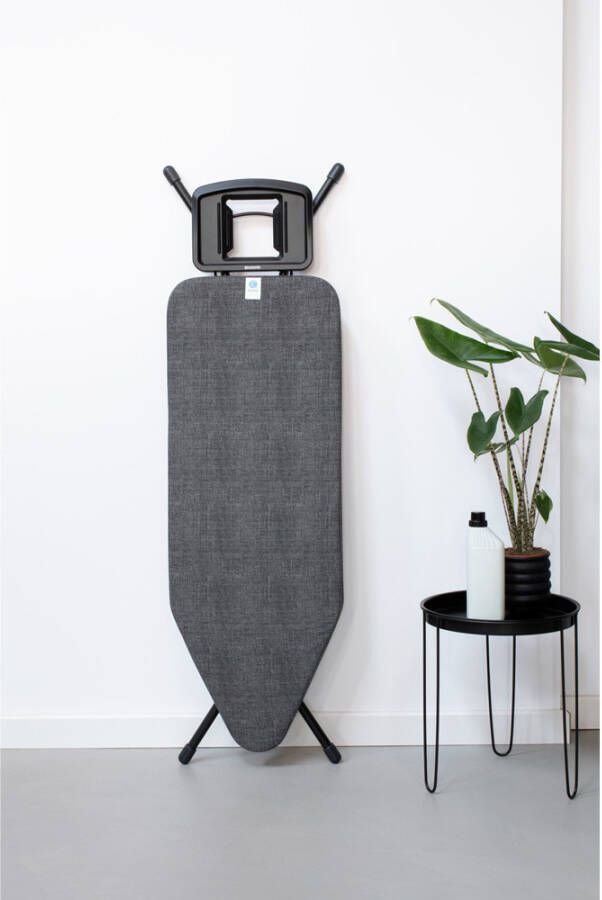 Brabantia strijkplankhoes C 124x45cm 4mm schuim denim black