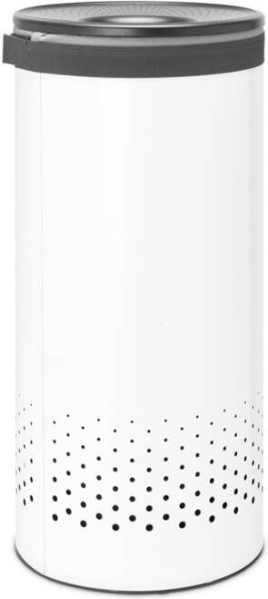 Brabantia Wasbox 35 liter White Dark Grey kunststof deksel - Foto 3