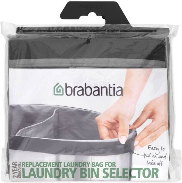Brabantia waszak voor wasboxen 40-55 liter grey