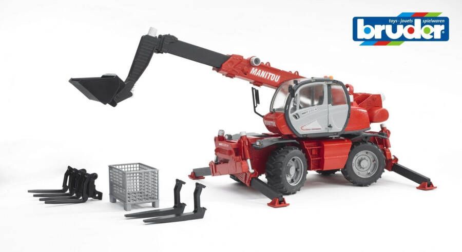 Bruder 021290 Manitou MRT 2150 met accessoires 1:16