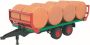 Bruder Bale Transport Trailer With 8 Round Bales (2220) - Thumbnail 2