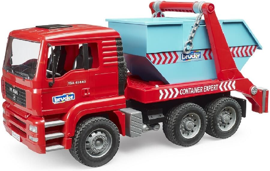 Bruder MAN TGA skip container truck