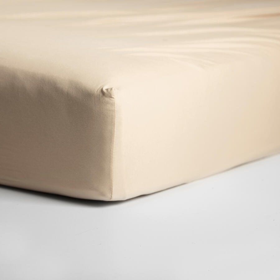 Cinderella Hoeslaken (tot 25 cm) Jersey 80 90x210 220 &100x200 cm Light Sand - Foto 3
