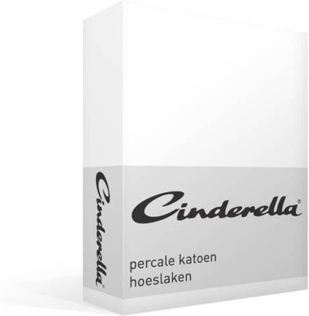 Cinderella hoeslaken basic katoen 160x200 tot25cm