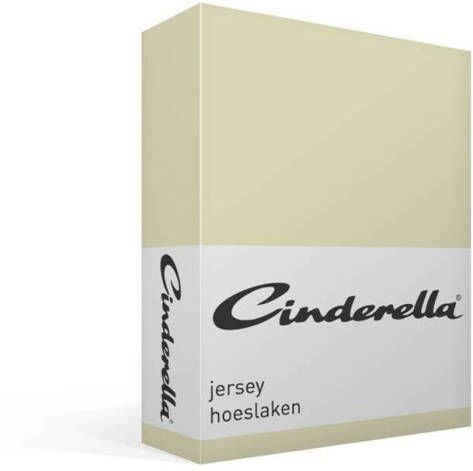 Cinderella hoeslaken jersey 160x200 ivory