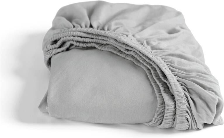 Cinderella Hoeslaken Geschikt voor Boxspring Jersey 80 90x220 of 100x200 cm tot 25 cm Lichtgrijs - Foto 4