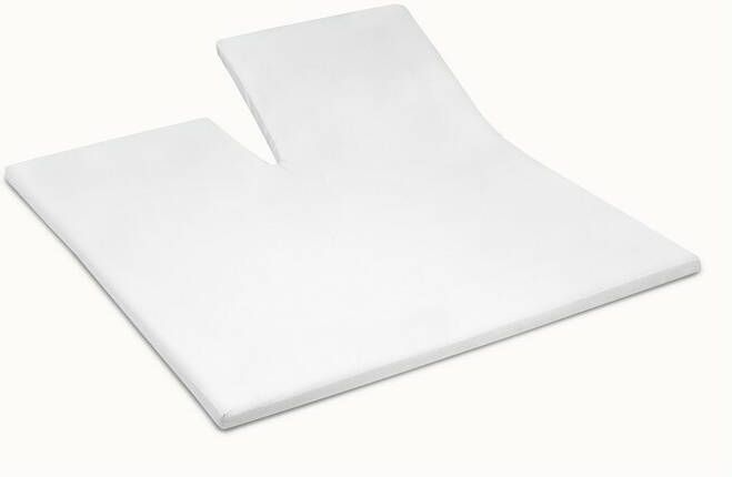 Cinderella Molton Hoeslaken Matrasbeschermer voor Topper Beschermt tegen Incontinentie 180x200 tot 15 cm Wit