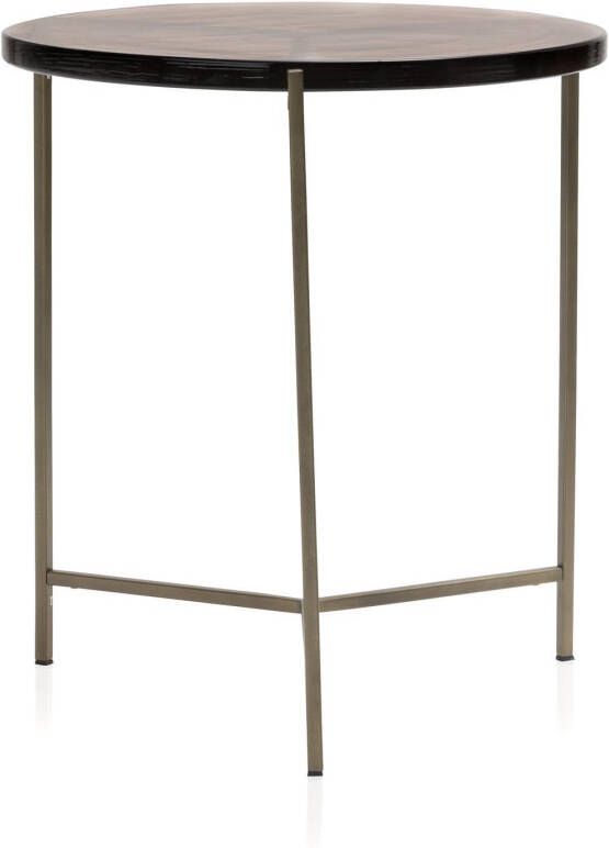 Rick bijzettafel H46cm bruin