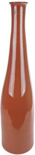 Coppens 3R Vaas Blues L glossy oranje glas 18x18x80cm