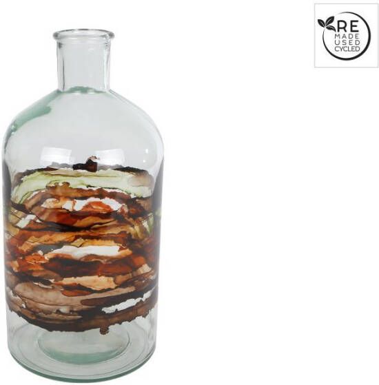 Coppens 3R Vaas Retro L antique art glas 14x14x28cm