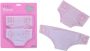 Johntoy Stoffen Luiers Baby Rose Roze wit 2 Stuks - Thumbnail 2