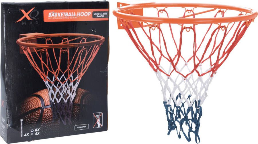 FX Tools Basketbal ring met net muurophanging Dia 46 cm buiten sporten metaal touw Speelgoed basketbalring